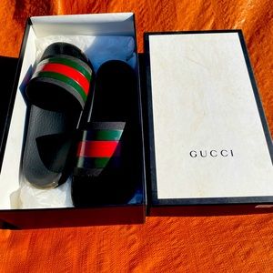 Gucci slides size 11 bought off goat. I just never wear them anymore.